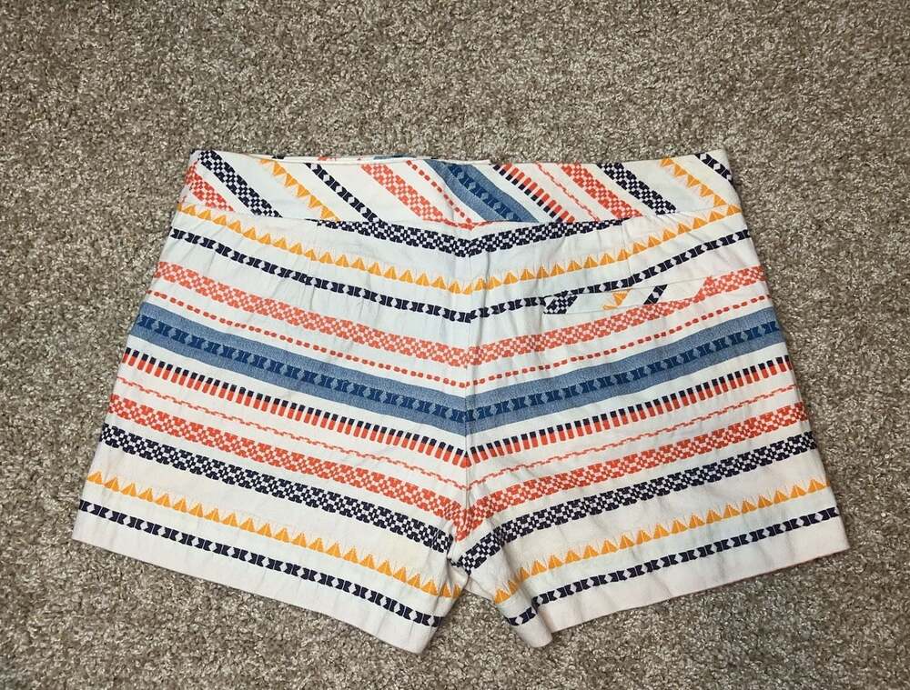 Trina Turk Striped Pattern Shorts Size 4